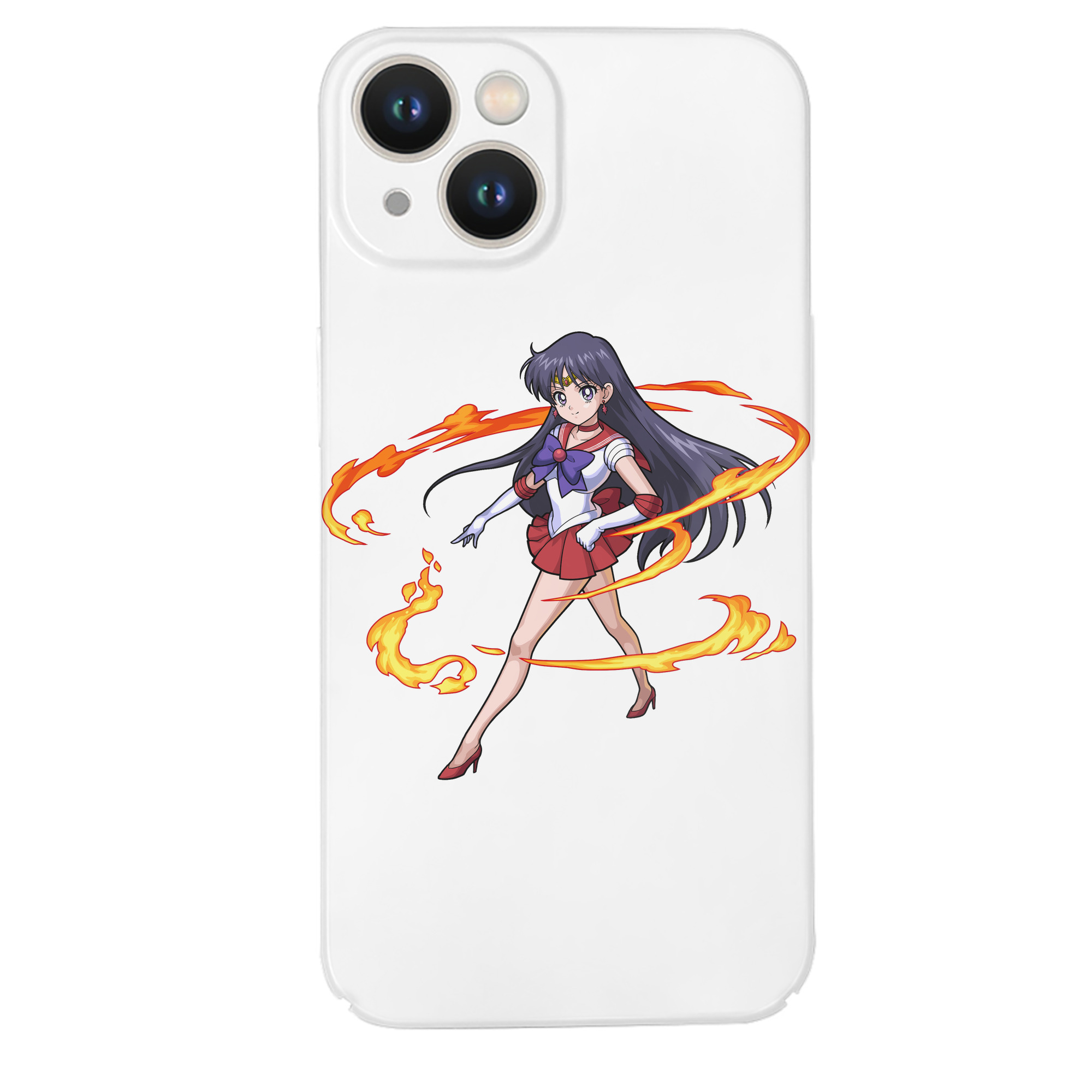 （画像用） 美少女戦士セーラームーン 火野レイ ひの レイ Sailor Moon Hino Rei （セーラーマーズ,Sailor Mars） 【iPhone 14シリーズ対応】ハードケース